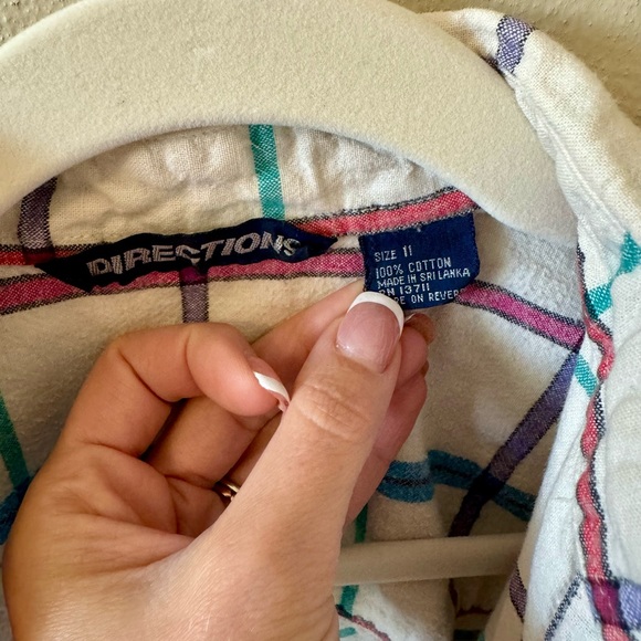 Y2K VINTAGE 100% cotton flannel - Picture 9 of 11